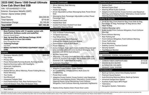 2025 GMC Sierra 1500 Denali Ultimate