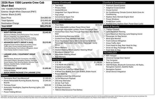 2026 RAM 1500 Laramie