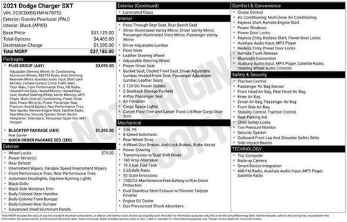 2021 Dodge Charger SXT
