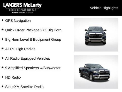 Patriot Blue Pearlcoat 2023 RAM 1500 Big Horn/Lone Star