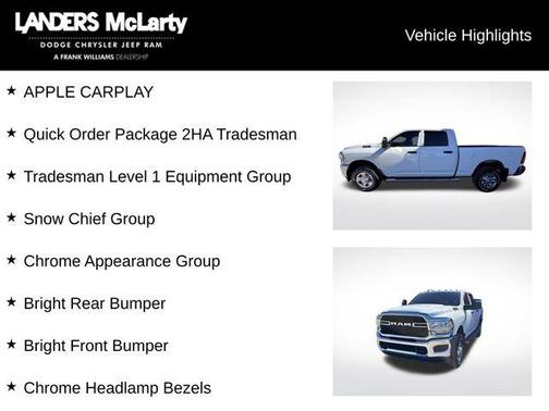 2024 RAM 2500 Tradesman Crew Cab 4x4 6'4' Box