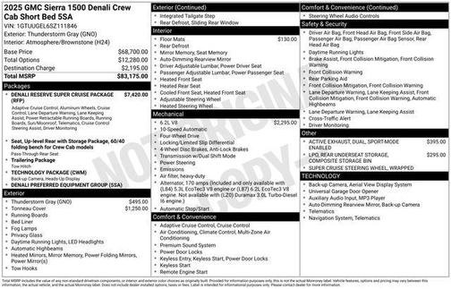 2025 GMC Sierra 1500 Denali
