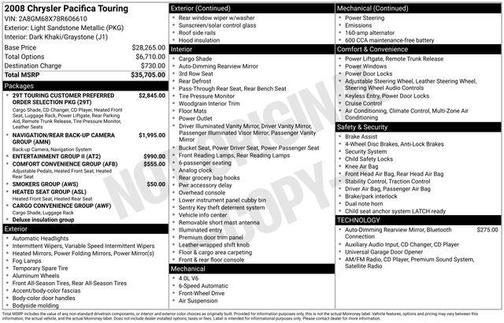 2008 Chrysler Pacifica Touring