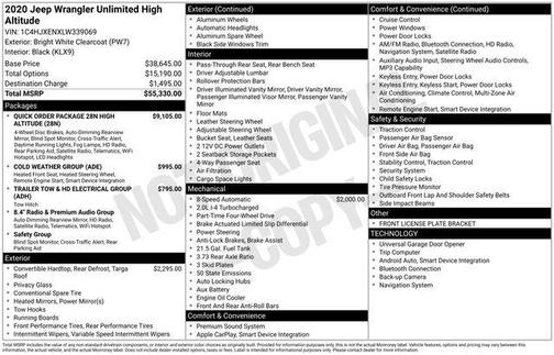 2020 Jeep Wrangler Unlimited Sahara