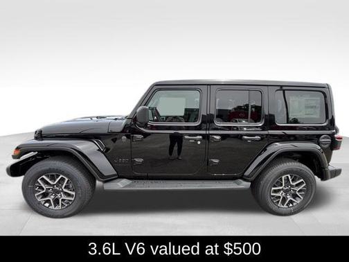 Black Clearcoat 2026 Jeep Wrangler 4-Door Sahara 4x4
