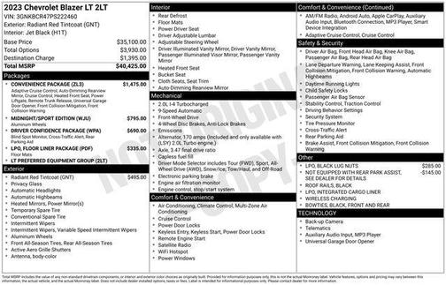 2023 Chevrolet Blazer 2LT