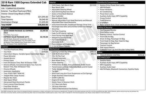 2018 RAM 1500 Express