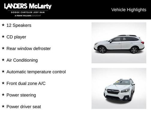 2019 Subaru Outback 2.5i Limited