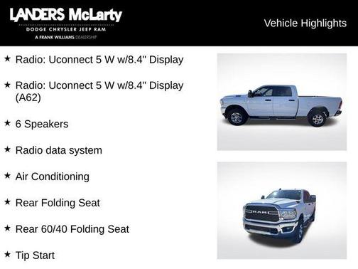 2024 RAM 2500 Big Horn Crew Cab 4x4 6'4' Box