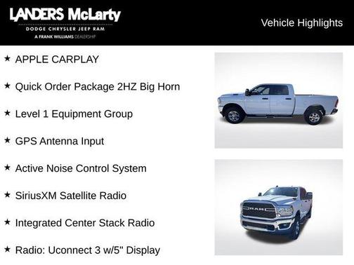 2024 RAM 2500 Big Horn Crew Cab 4x4 6'4' Box