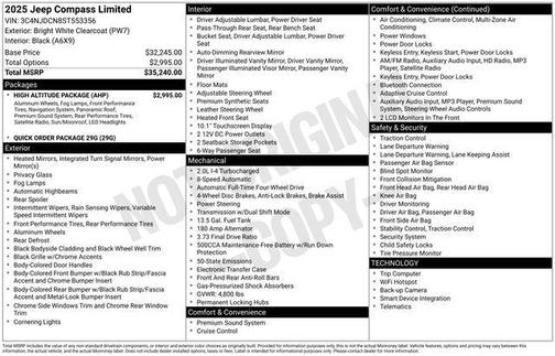 2025 Jeep Compass Limited