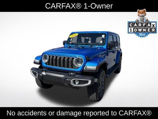 Hydro Blue Pearlcoat 2026 Jeep Wrangler 4-Door Sahara 4x4