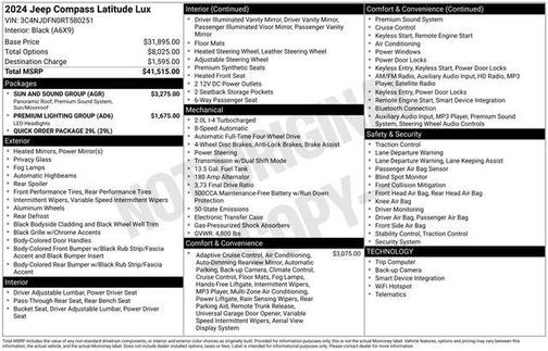 2024 Jeep Compass Latitude Lux
