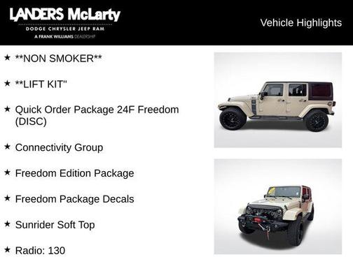 2017 Jeep Wrangler Unlimited Freedom 4x4
