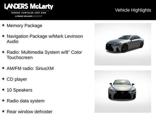 Atomic Silver 2022 Lexus IS 350 Base