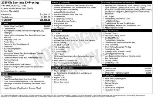 2025 Kia Sportage SX-Prestige