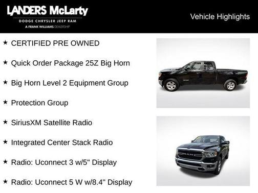 Diamond Black Crystal Pearlcoat 2022 RAM 1500 Big Horn/Lone Star