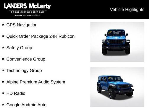 Hydro Blue Pearlcoat 2025 Jeep Wrangler Rubicon