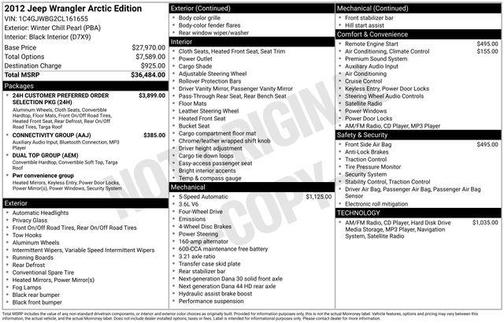 2012 Jeep Wrangler Sahara