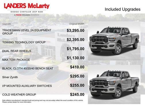 Silver Zynith 2026 RAM 3500 Tradesman Crew Cab 4x4 8' Box