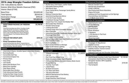 2016 Jeep Wrangler Sport