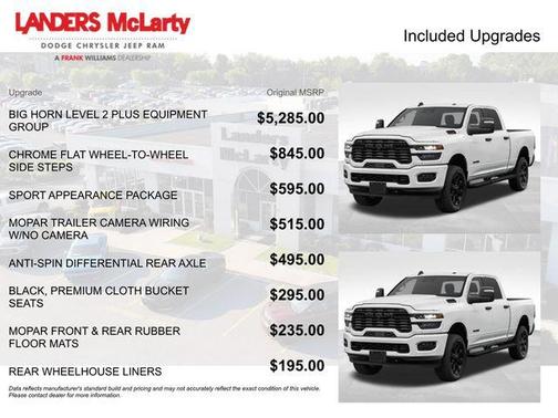 Bright White Clearcoat 2026 RAM 2500 Big Horn Crew Cab 4x4 6'4' Box