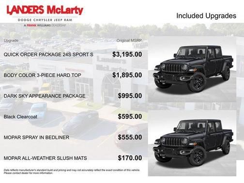 Black Clearcoat 2026 Jeep Gladiator Sport S
