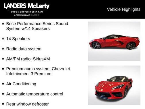 2022 Chevrolet Corvette Stingray w/3LT