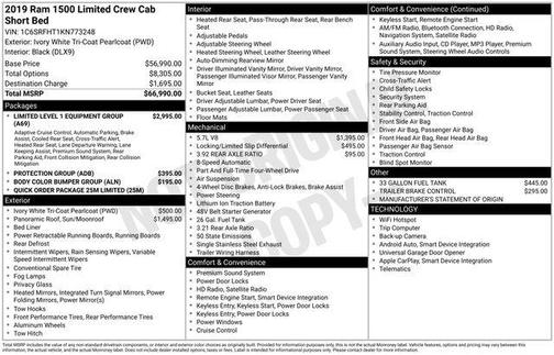 2019 RAM 1500 Limited