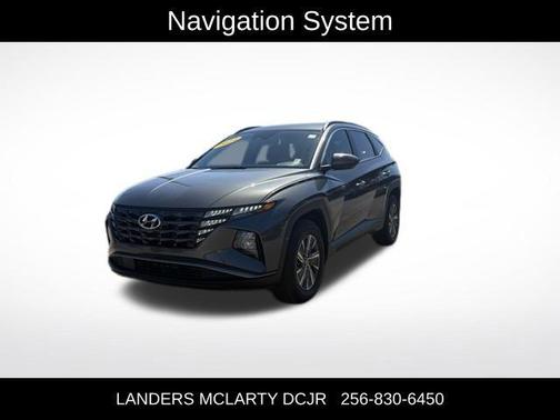 Amazon Gray 2024 Hyundai TUCSON Hybrid Blue