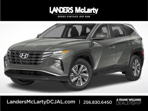 Amazon Gray 2024 Hyundai TUCSON Hybrid Blue