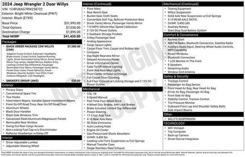 2024 Jeep Wrangler Willys