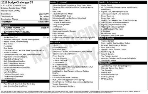 2022 Dodge Challenger GT