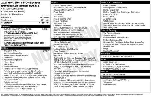 2020 GMC Sierra 1500 Elevation