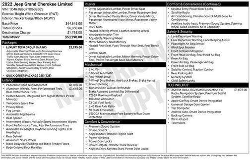 2022 Jeep Grand Cherokee Limited