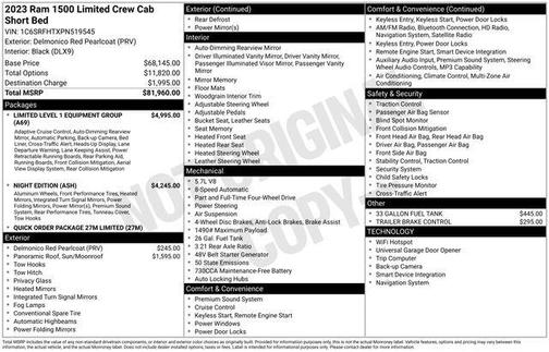 2023 RAM 1500 Limited