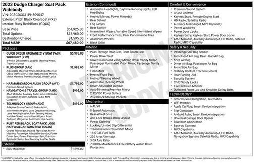 2023 Dodge Charger R/T Scat Pack