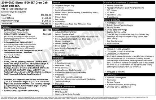 2019 GMC Sierra 1500 SLT