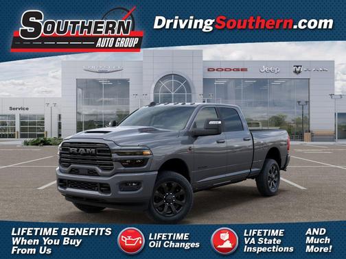 Ceramic Gray Clearcoat 2026 RAM 2500 Laramie Crew Cab 4x4 6'4' Box