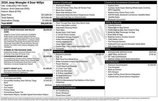 2026 Jeep Wrangler Willys