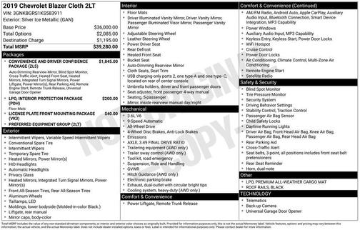 2019 Chevrolet Blazer 2LT