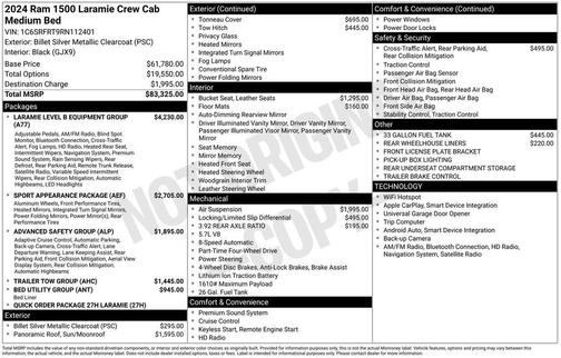 2024 RAM 1500 Laramie