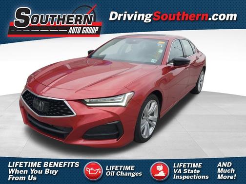 Performance Red Pearl 2023 Acura TLX Technology
