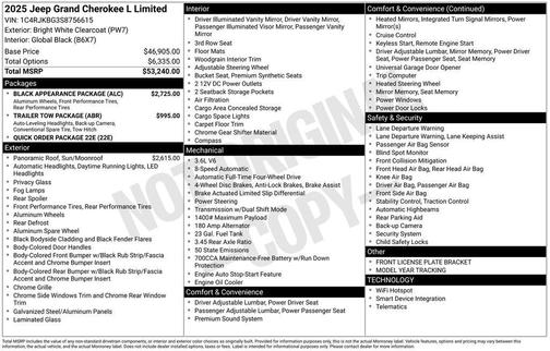 2025 Jeep Grand Cherokee L Limited