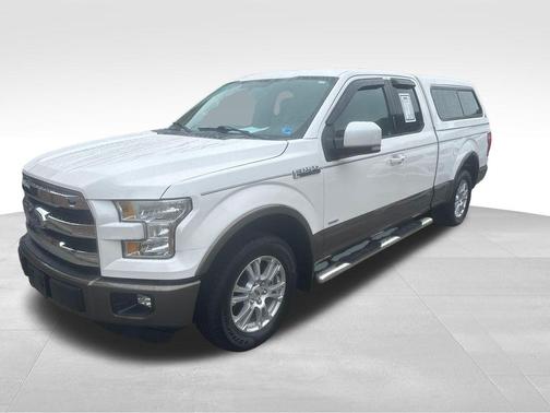 White Platinum Metallic Tri-Coat 2015 Ford F-150 Lariat