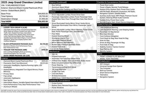 2025 Jeep Grand Cherokee Limited