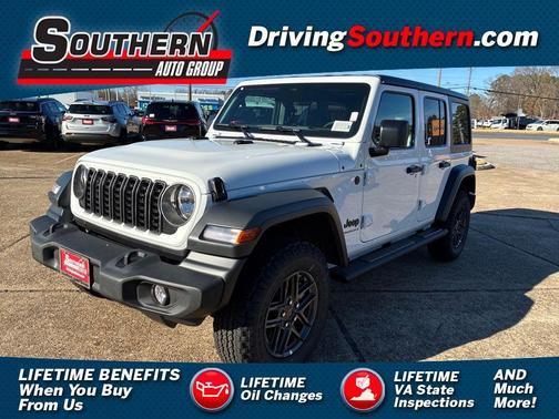 Bright White Clearcoat 2026 Jeep Wrangler Sport S