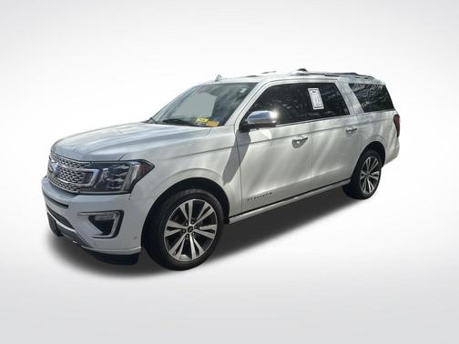 Star White Metallic Tri-Coat 2021 Ford Expedition Max Platinum