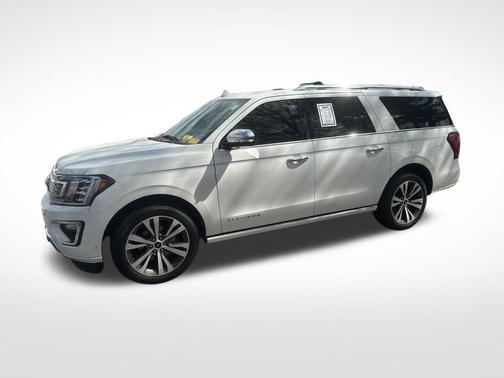 Star White Metallic Tri-Coat 2021 Ford Expedition Max Platinum
