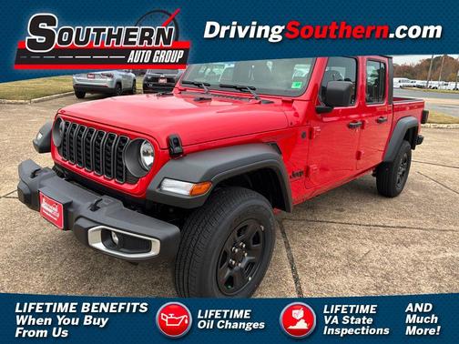 Firecracker Red Clearcoat 2026 Jeep Gladiator Sport